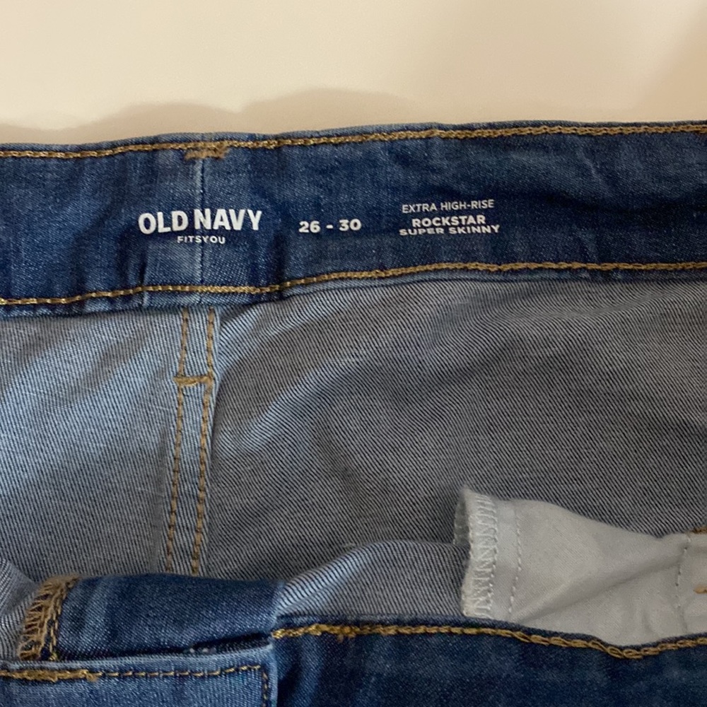 Old Navy Extra High Rise Rockstar Skinny Jeans NWT - Picture 4 of 7